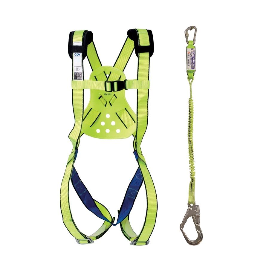 Dây đai an toàn toàn thân COV AL A 1 móc nhôm dây nhún ( không có đai bụng )